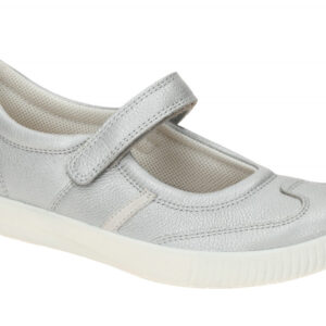 Legero 2-000372-9240 Silence Damenschuhe Ballerina Mary Jane Silber