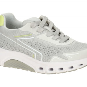 Gabor 86.984.22 ROLLINGSOFT Damenschuhe Sneaker light grey/limette atmungsaktiv