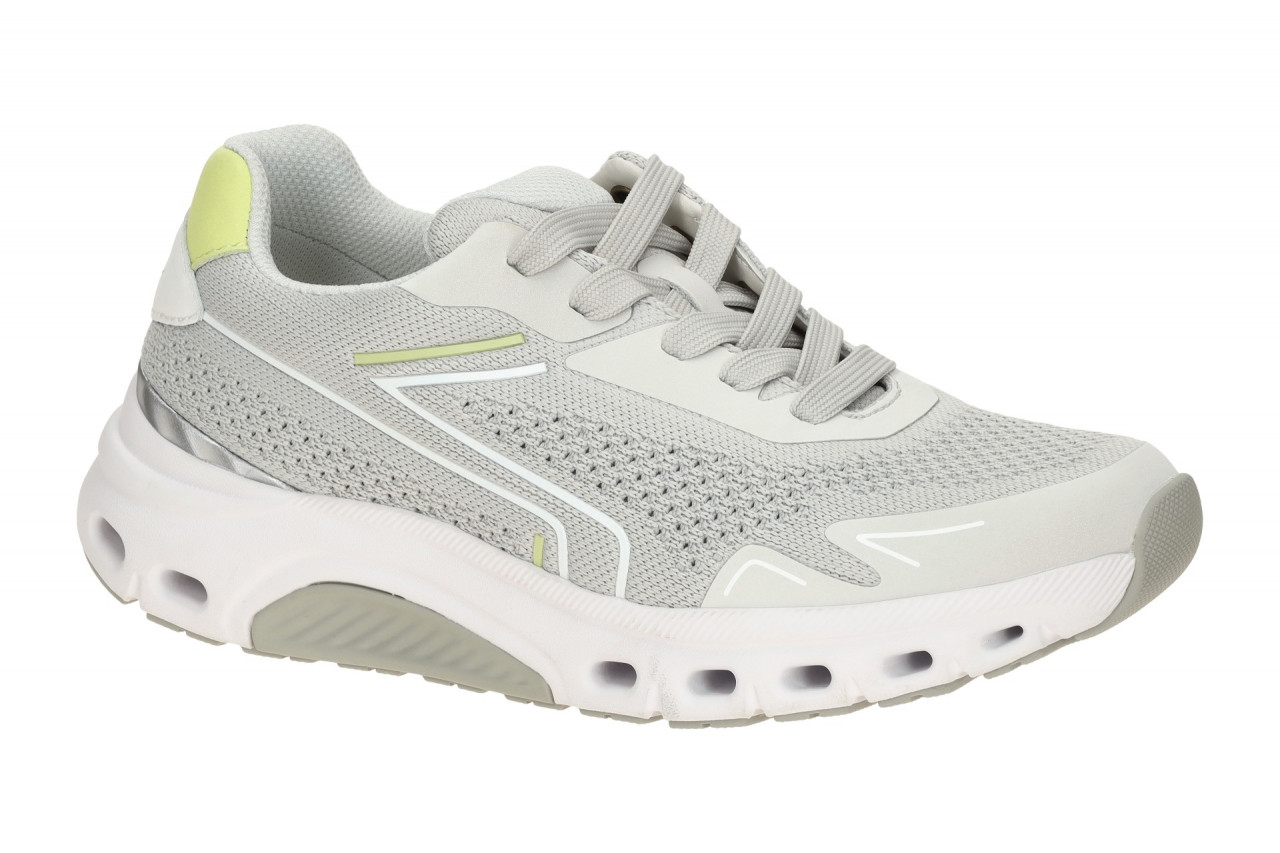 Gabor 86.984.22 ROLLINGSOFT Damenschuhe Sneaker light grey/limette atmungsaktiv 1 Gabor 86.984.22 ROLLINGSOFT Damenschuhe Sneaker light grey/limette atmungsaktiv
