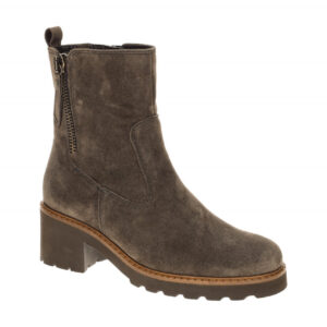 Gabor 76.631 Damen Stiefeletten Braun Dreamvelour Blockabsatz