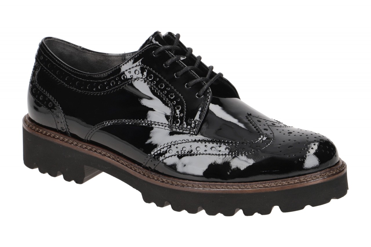 Gabor 05.244 Schwarz (Cognac) Echtleder Schn?r-Halbschuhe with Best Fitting T... 1 Gabor 05.244 Schwarz (Cognac) Echtleder Schn?r-Halbschuhe with Best Fitting T...