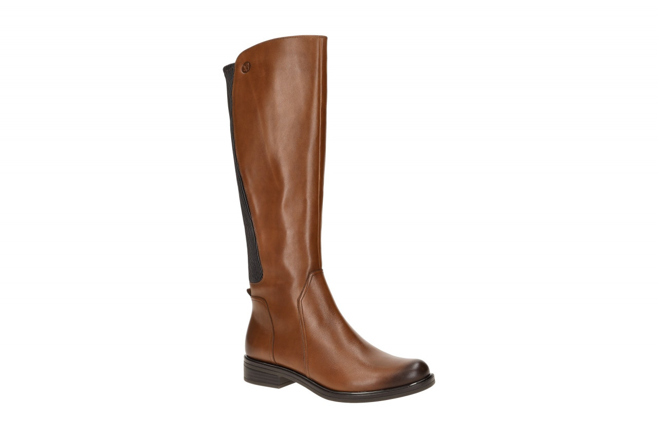 CAPRICE Damenstiefel 25513 Braun Cognac Kniehoch Blockabsatz Gummisohle Rei?v... 1 CAPRICE Damenstiefel 25513 Braun Cognac Kniehoch Blockabsatz Gummisohle Rei?v...