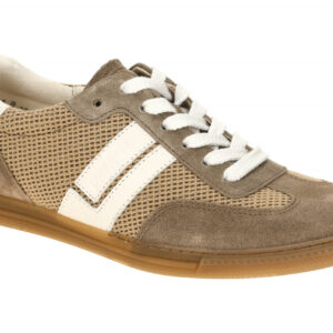 Paul Green Damen Sneaker 5450-26 in Braun antelope/almond, Velourleder + Text...