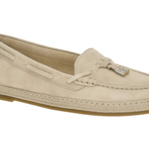Gabor 85.223 Beige Oak Slipper Mokassin Bootsschuh Damen Lederschuhe