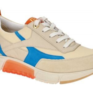 Paul Green Damen Sneaker 5335-005 beige ivory/biscuit Echtleder Wechselfu?bet...
