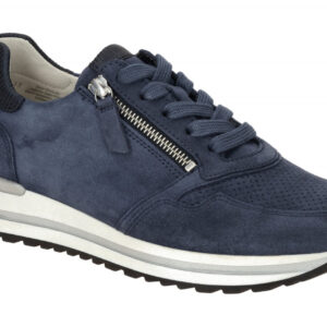 Gabor 86.528.26 Damen Sneaker Blau River/Marine Echtleder Komfort Fu?bett