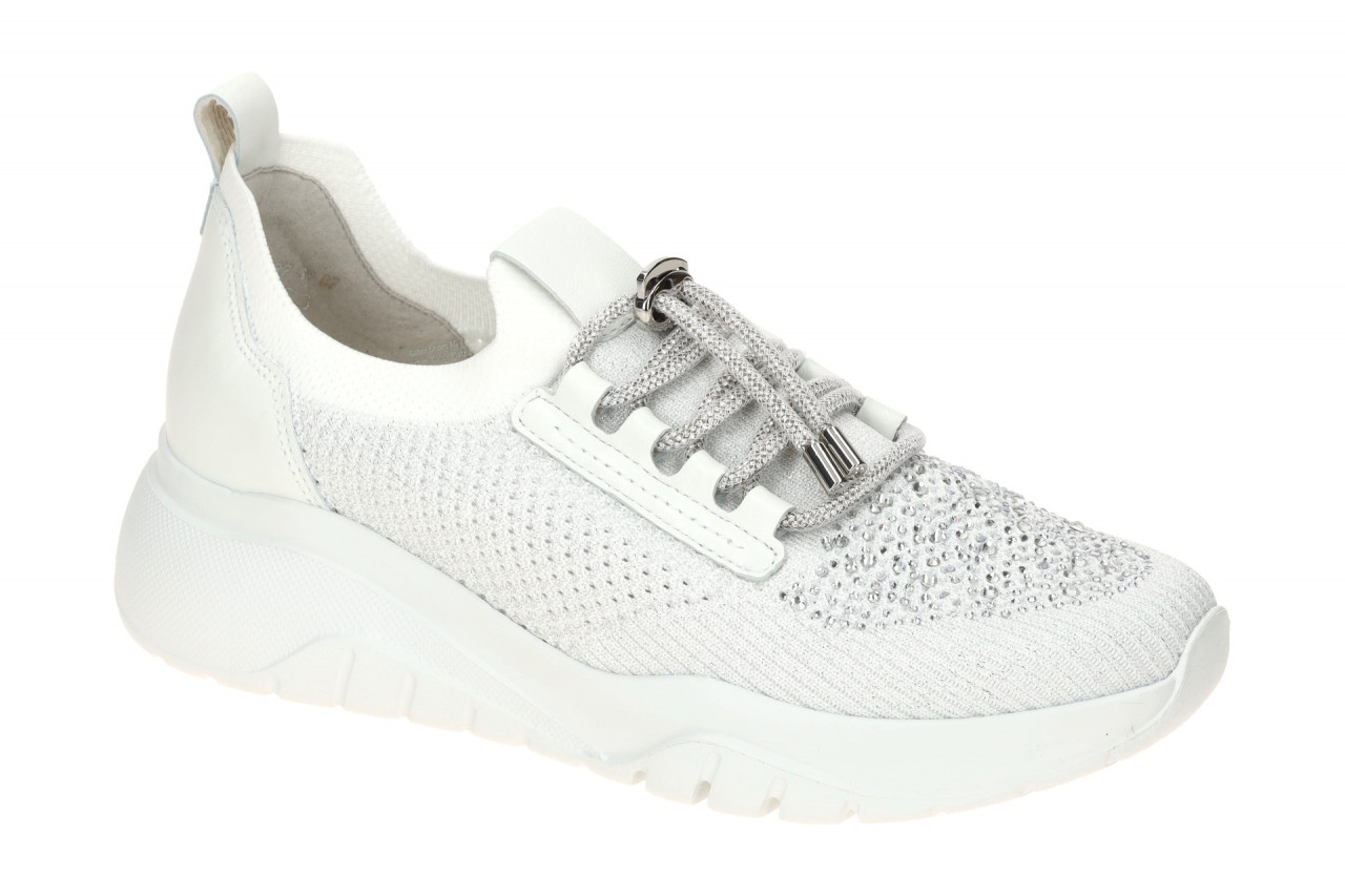 Gabor 63.455 - Damen Slipper Wei? Glitter, Leder Textil Futter, Keilabsatz 2cm 1 Gabor 63.455 - Damen Slipper Wei? Glitter, Leder Textil Futter, Keilabsatz 2cm