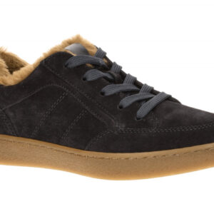 Gabor 6024.01.002 Damen-Halbschuhe Sneaker in Dunkelblau/Braun mit Echtleder ...
