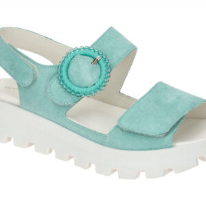 Waldl?ufer 730006 Damen Sandale Gr?n Vento Extra Weit - H-NELE