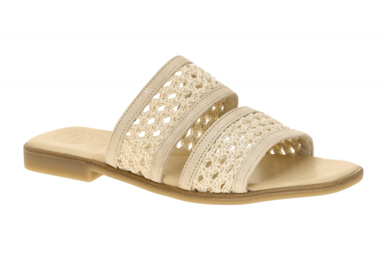 Paul Green Damen Pantoletten 6185-029 Beige Nubuck Leder - Echtleder Fu?bett ... 1 Paul Green Damen Pantoletten 6185-029 Beige Nubuck Leder - Echtleder Fu?bett ...