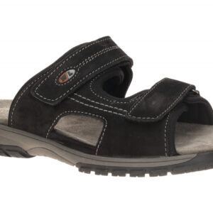 Waldl?ufer 372501 Herren Pantolette schwarz bequem mit TPS Sohle