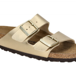 Birkenstock 1016111 BS Arizona Damen Pantoletten Gold Synthetik Fu?bettEVA