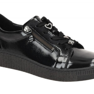 Gabor 73.339.97 Damen Halbschuhe Sneaker Schwarz Altsilber - Best Fitting