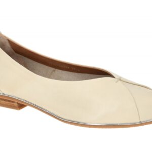Everybody 23507C2399 GL803 Damen Ballerinas Beige Echtleder Slipper 1,5cm Absatz