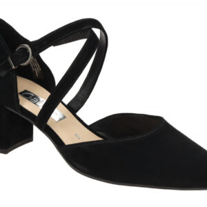 Gabor 71.343.17 Riemchen Pumps Schwarz Echtleder Blockabsatz 5,5cm