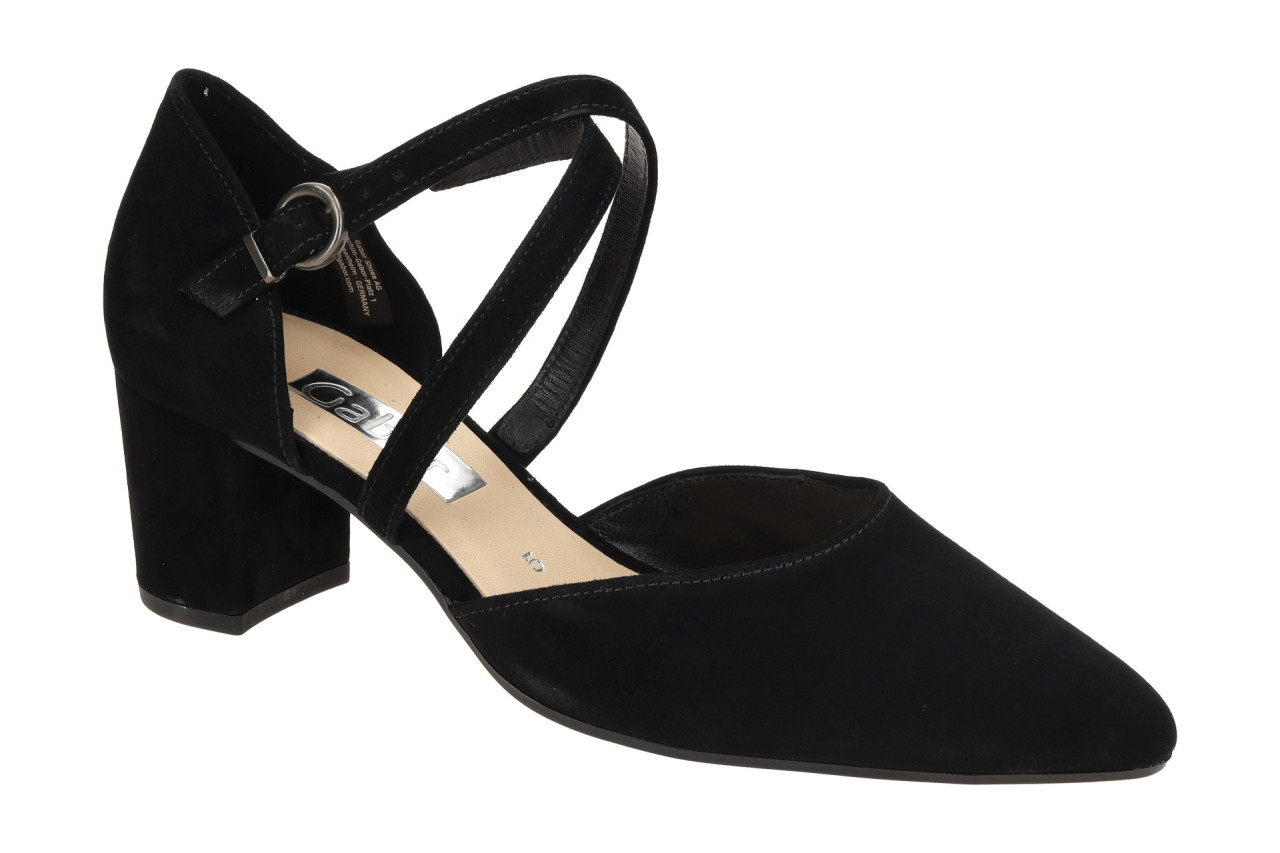 Gabor 71.343.17 Riemchen Pumps Schwarz Echtleder Blockabsatz 5,5cm 1 Gabor 71.343.17 Riemchen Pumps Schwarz Echtleder Blockabsatz 5,5cm