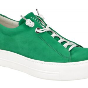 Paul Green Plateau Sneaker 5017-23x Gr?n Echtleder XL-ExtraLight Fu?bett Schn...