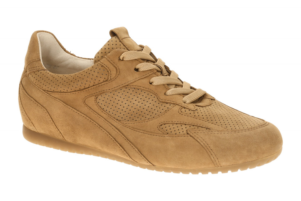 Gabor 86.565.35 Braun Sattel Velour Sneaker Extra Weit Comfort 1 Gabor 86.565.35 Braun Sattel Velour Sneaker Extra Weit Comfort