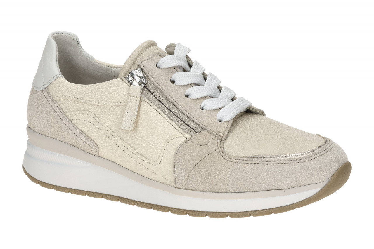 Gabor 86.307.63 Beige Leinen/Oak/Puder Sneaker mit Gummisohle 1 Gabor 86.307.63 Beige Leinen/Oak/Puder Sneaker mit Gummisohle