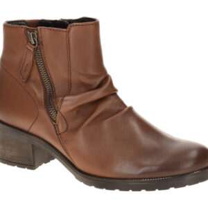 Gabor 72.811 Damen Stiefeletten Braun Sattel Effekt Blockabsatz Absatzh?he 4cm