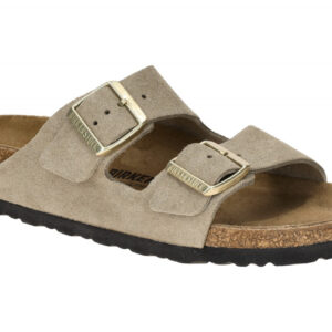 Birkenstock 1030269 Arizona BS Beige Taupe Damen Pantoletten mit Glitzer