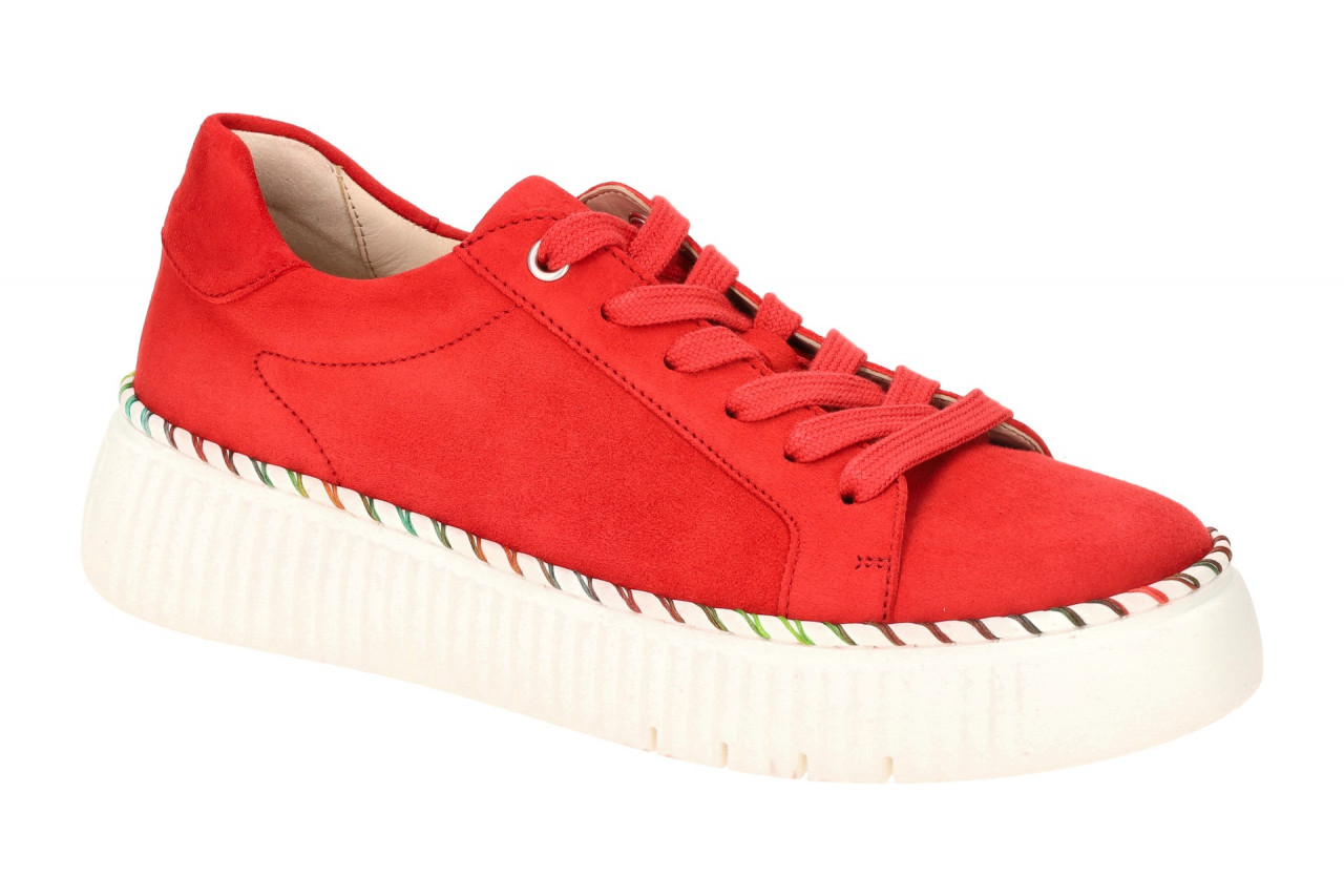 Gabor 63.240 - Best Fitting Halbschuhe Sneaker Rot Fire Multi Echtleder bequem 1 Gabor 63.240 - Best Fitting Halbschuhe Sneaker Rot Fire Multi Echtleder bequem
