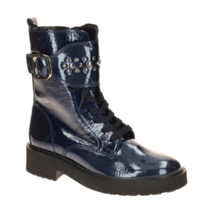 Gabor Damenstiefel 71.781.96 dark-blue Lackleder elegante Stiefel