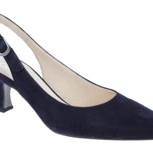Gabor 81.510.16 Damenschuhe Sling Pumps atlantik blau Echtleder Trichterabsatz