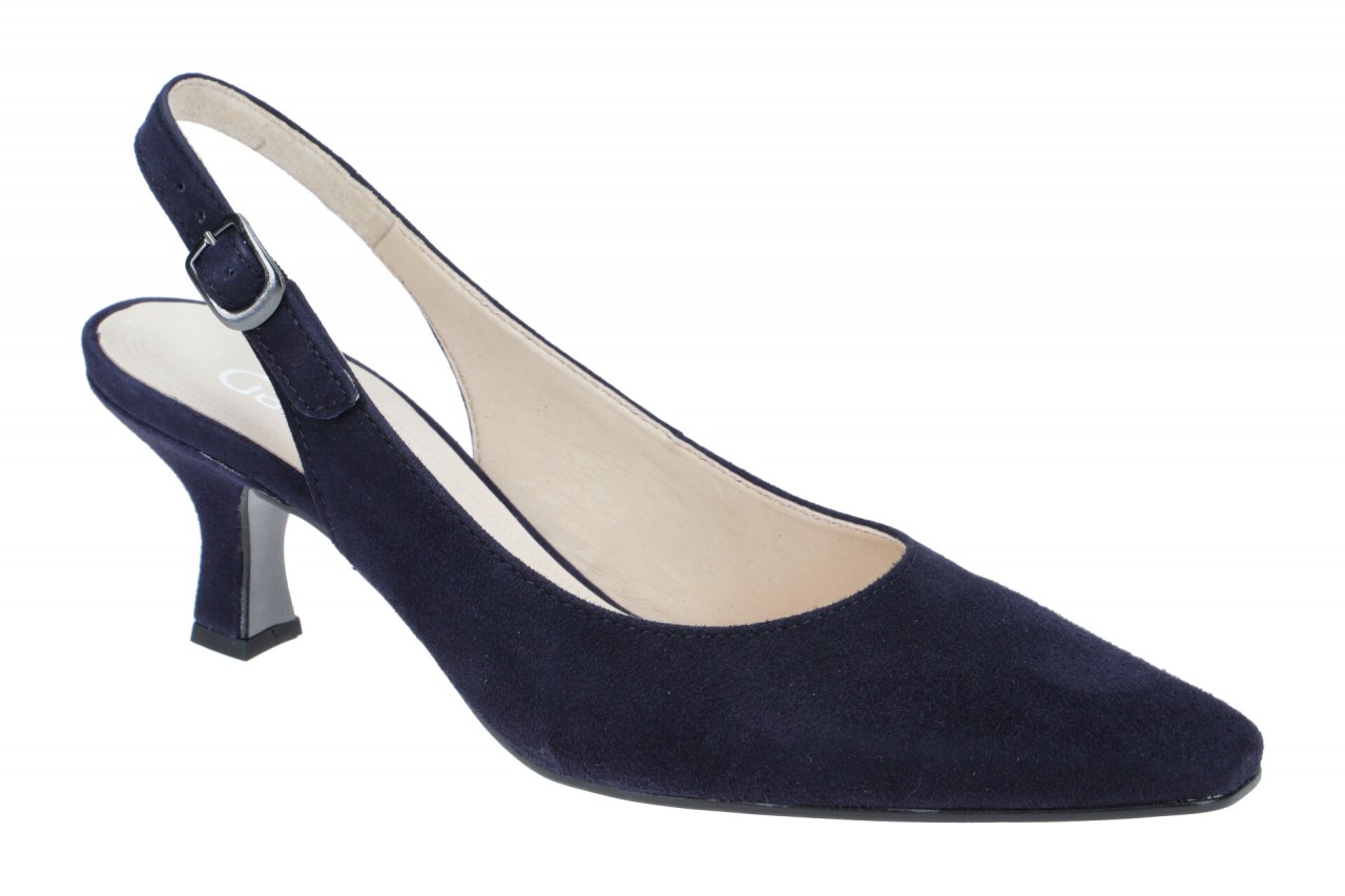 Gabor 81.510.16 Damenschuhe Sling Pumps atlantik blau Echtleder Trichterabsatz 1 Gabor 81.510.16 Damenschuhe Sling Pumps atlantik blau Echtleder Trichterabsatz