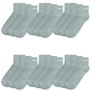 18 Paar Skechers Unisex Quarter Socken SK42017