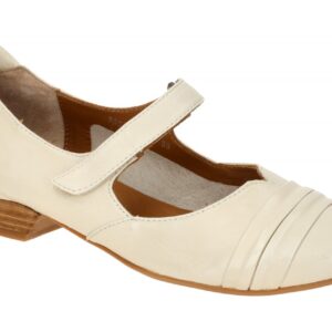 Everybody 30511H2296 GL803 GERNA Damenschuhe beige Klettverschluss Holzoptik