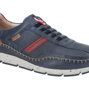 Pikolinos M4U-6046C1 blue FUENCARRAL Slipper Herrenschuhe Echtleder Gummi Lau...