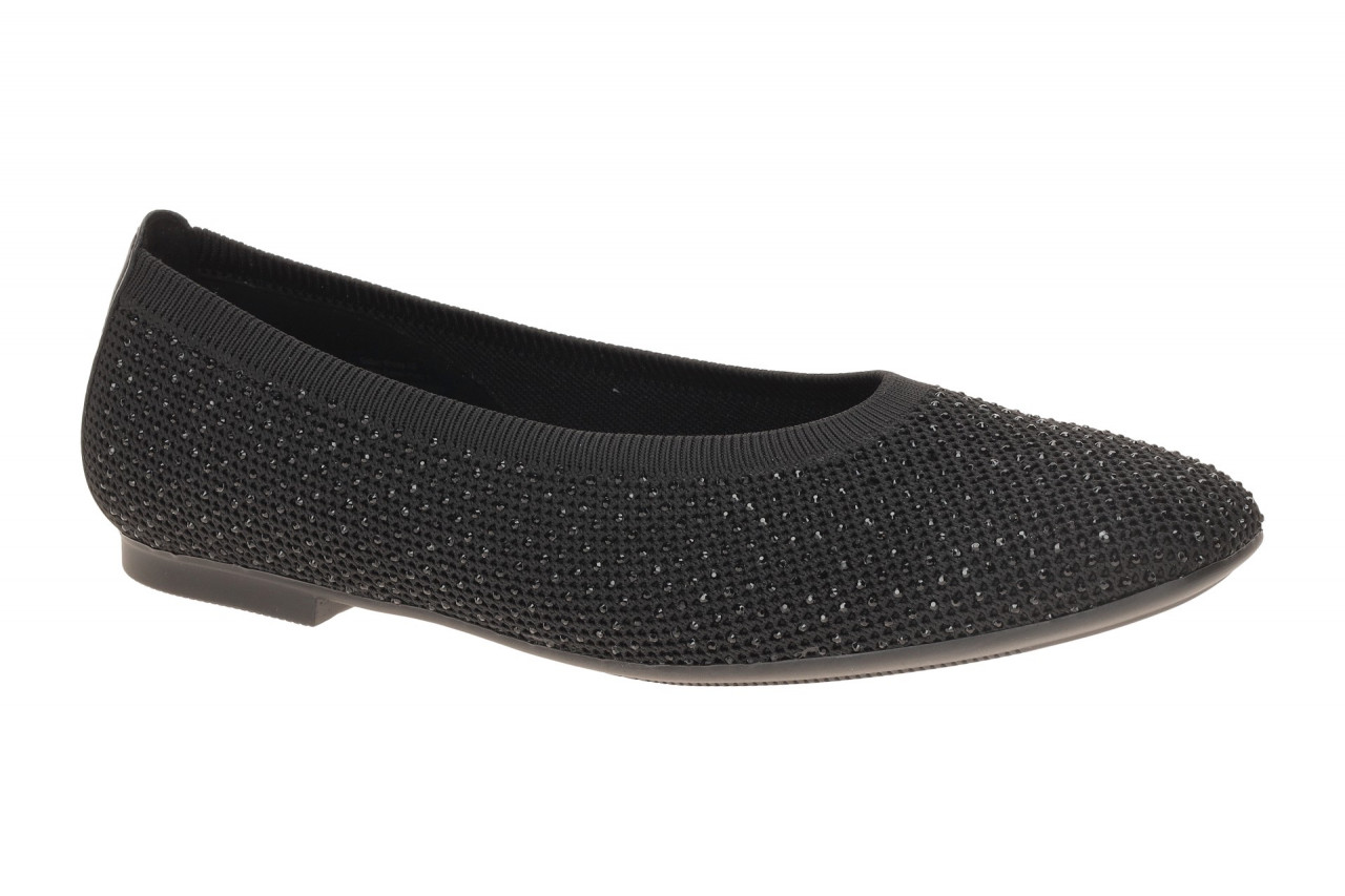 Gabor 84.146 Damen Ballerinas Schwarz Glitter Textil Stretch Lammnappa 1 Gabor 84.146 Damen Ballerinas Schwarz Glitter Textil Stretch Lammnappa