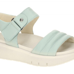 Gabor 84.610 Damen Sandalette Mintgr?n Keilabsatz - Bequemes Fu?bett - Leicht...