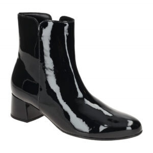 Gabor 75.680.97 Damen Stiefeletten schwarz gl?nzend Best Fitting