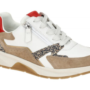 Gabor 86.878.68 Damen Sneakers ROLLINGSOFT Wei? Oak Fire Bequeme Halbschuhe