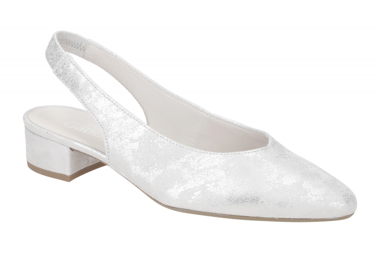 Gabor 61.520.61 Damenschuhe Sling Pumps Grau Ice Echtleder Absatz 3cm 1 Gabor 61.520.61 Damenschuhe Sling Pumps Grau Ice Echtleder Absatz 3cm