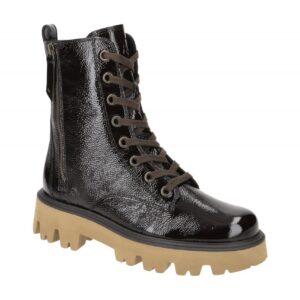Paul Green Damen Stiefeletten 8046-01x Braun Moro Sportliche Chunky Boots