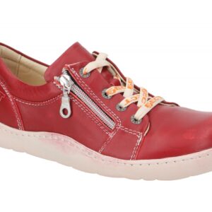 Eject 19622.008 Damen Halbschuhe OCEAN Rot Bordeaux Echtleder Sportlich Schn?...