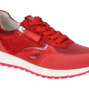 Gabor 62.488.68 FLORENZ Damenschuhe Halbschuhe Sneaker rot-pink-schwarz