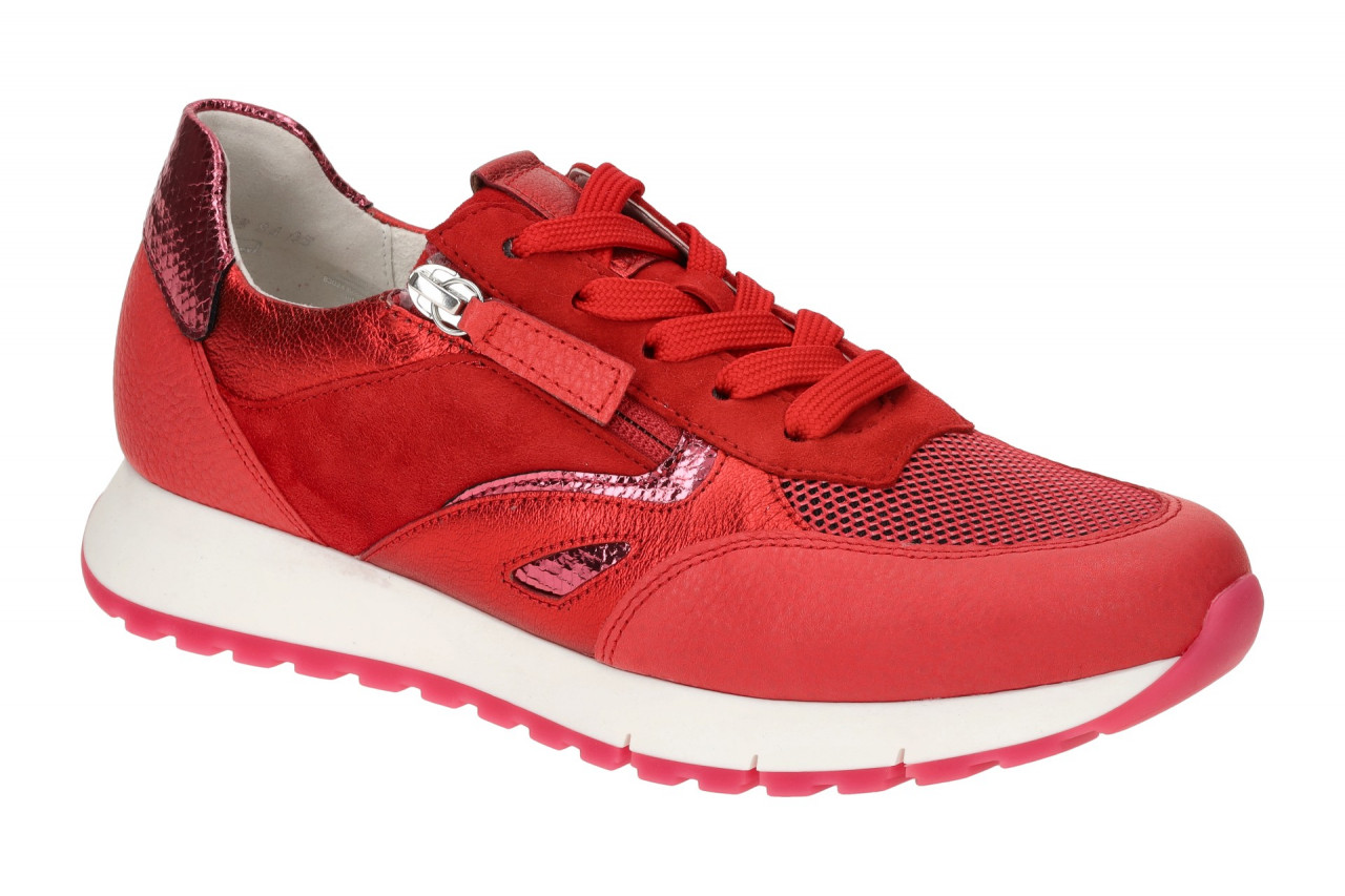 Gabor 62.488.68 FLORENZ Damenschuhe Halbschuhe Sneaker rot-pink-schwarz 1 Gabor 62.488.68 FLORENZ Damenschuhe Halbschuhe Sneaker rot-pink-schwarz