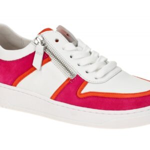 Gabor 43.340.20 Damen Sneaker Halbschuhe wei?/pink/ orange Best Fitting