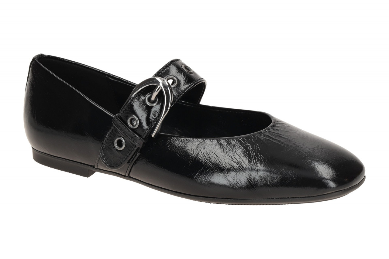 Gabor 74.144.27 Damen Ballerina Mary Jane schwarz altsilber rund Schuhform 1 Gabor 74.144.27 Damen Ballerina Mary Jane schwarz altsilber rund Schuhform