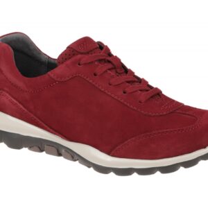Gabor 76.965.48 ROLLINGSOFT Damen Sneaker dark-opera Echtleder Gummi-Sohle