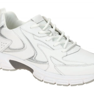 Gabor Damen Halbschuhe 66.606.50 Weiss/Silber Sneaker Running Comfort