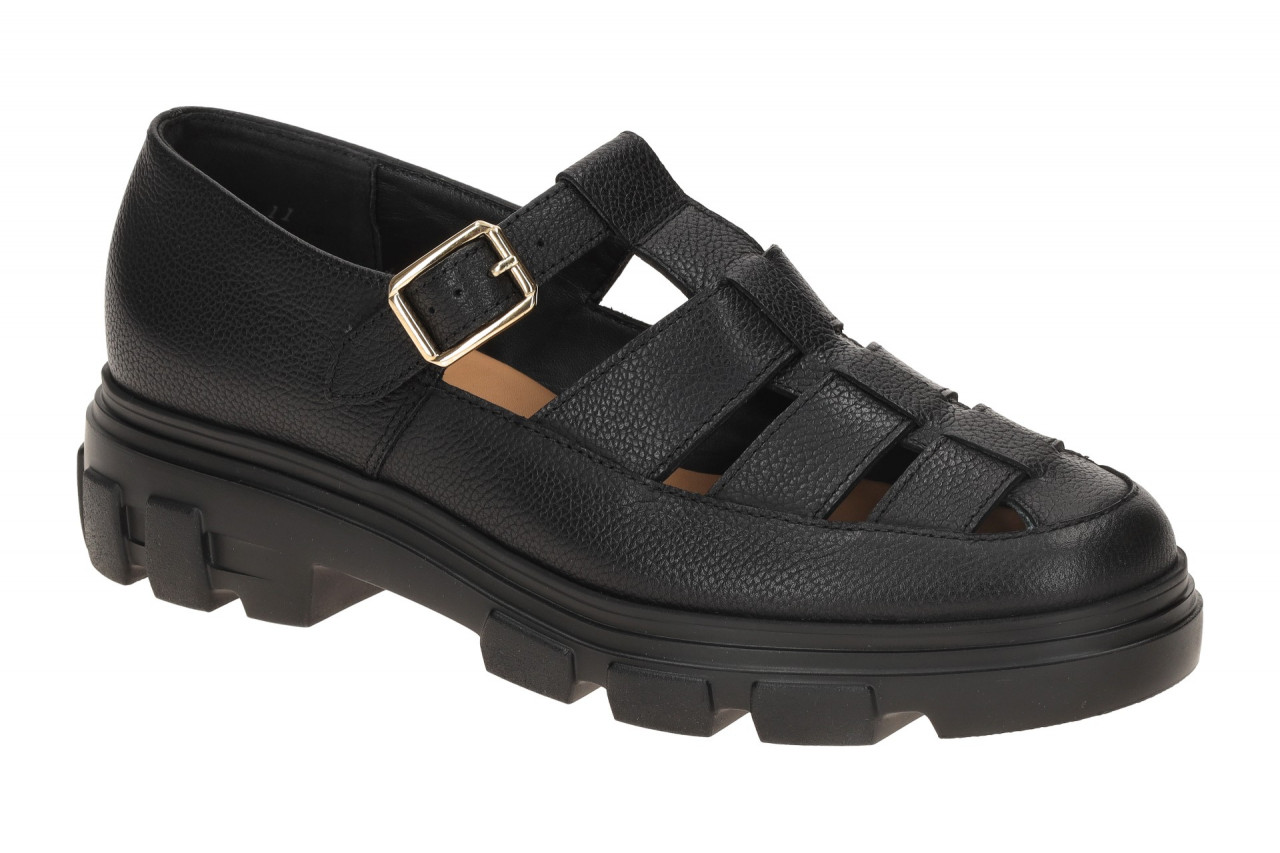 Paul Green 1204-049 Schwarz Damen Slipper Plateau R?mer Stil Echtleder Blocka... 1 Paul Green 1204-049 Schwarz Damen Slipper Plateau R?mer Stil Echtleder Blocka...