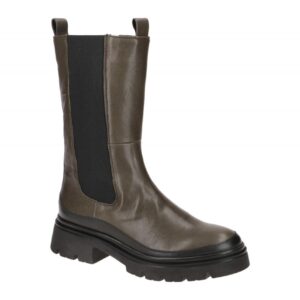 Gabor 91.834 Damenstiefel Combat Boots grau/schwarz F - normal Weite