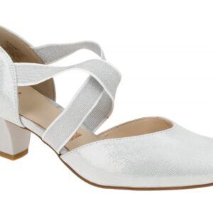 ara 12-33439 04 TOULOUSE Damen Riemchenpumps Grau-Weiss Leicht und Elegante