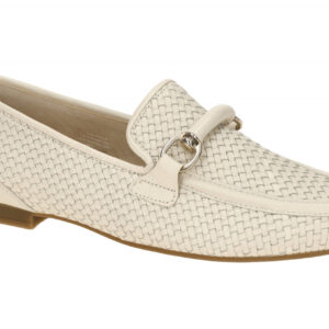 Gabor 85.218 Beige Echtleder Slipper Blockabsatz flexibel bequem