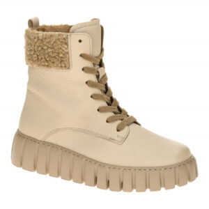 Gabor 76.786 Damen Stiefeletten Beige Camel Wedge Keilabsatz Comfort